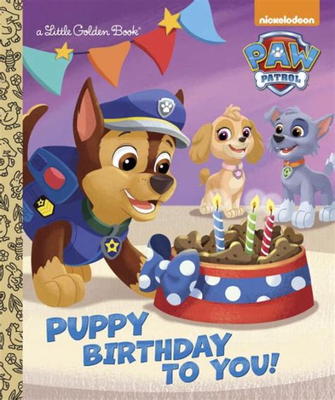 puppy birthday to you paw patrol little golden book Kindle Editon